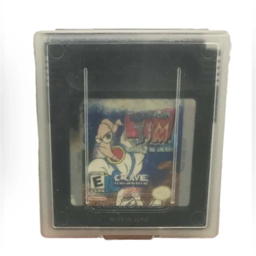 Earthworm Jim: Menace 2 the Galaxy GBC Game Vintage Nintendo Collectible GUC
